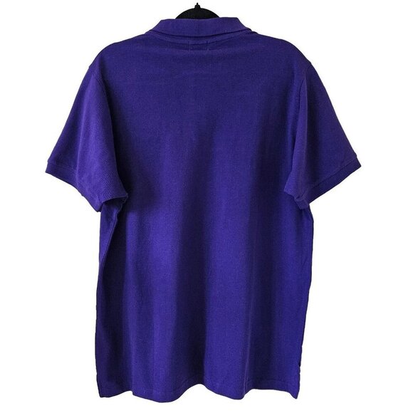 Just Over The Top XL Mens Pique Purple Short Sleeve Golf Breathable Polo JOTT - Picture 2 of 11
